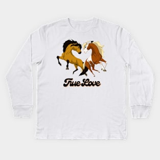 Spirit & Rain True Love Kids Long Sleeve T-Shirt